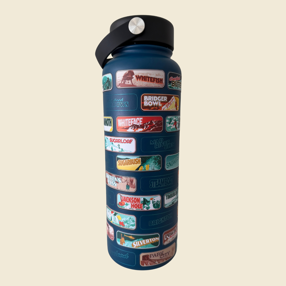 The Ski Resorts Of The USA Stickrbottle