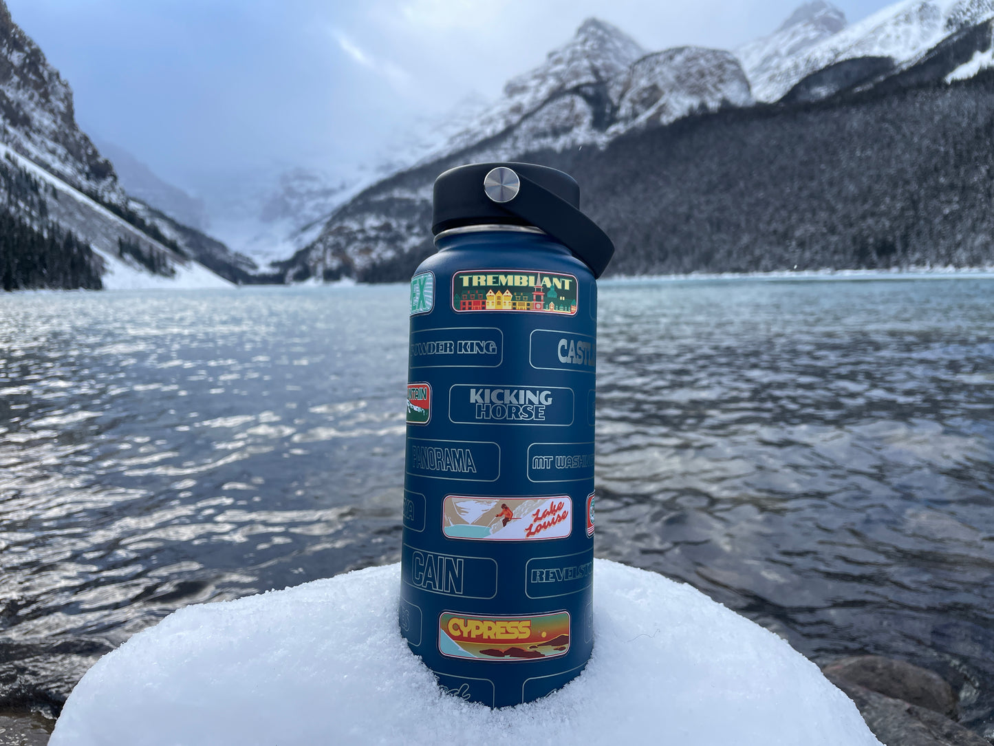 The Ski Resorts Of Canada stickrbottle