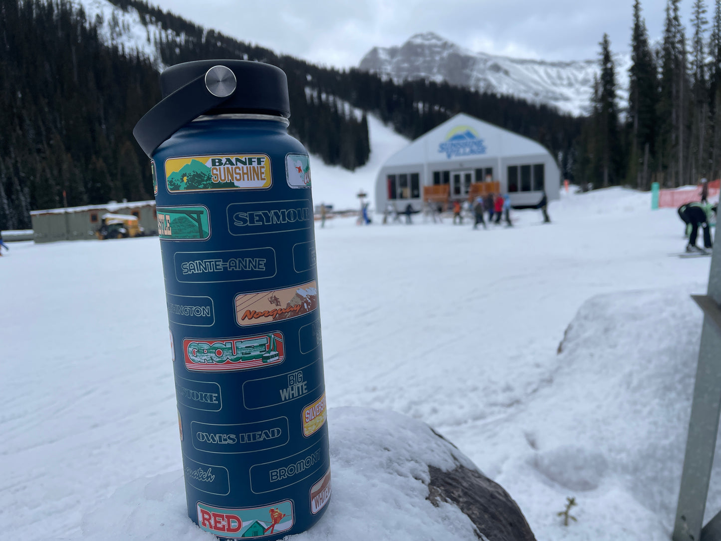 The Ski Resorts Of Canada stickrbottle